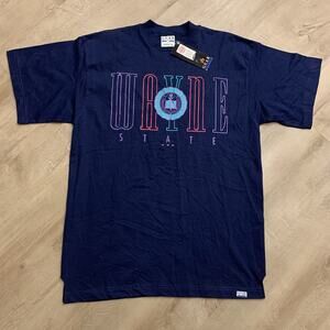 Vintage 90’s NWT Wayne State University WSU Warriors T-Shirt Mens Large USA Made